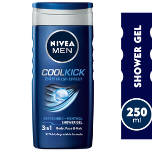Nivea Shower Gel Cool Kick For Men 250ml