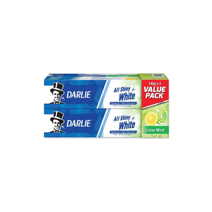 Darlie Toothpaste All Shiny White Lime Mint 2 x 140g