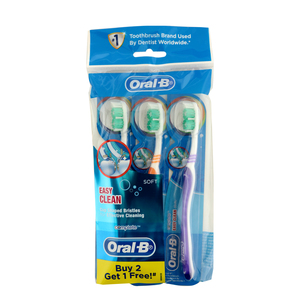 Oral-B Tooth Brush Complete Easy Clean Soft 3pcs