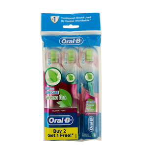 Oral B Tooth Brush Ultra Thin Green Tea 3pcs