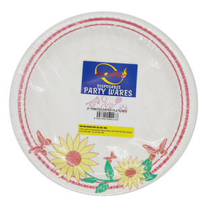 Star Fire Printed Paper Plate 8
