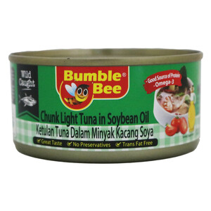 Bumblee Bee Chunk Light Tuna Soybean Oil 140g