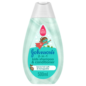 Johnson's Shampoo 2-in-1 Kids Shampoo & Conditioner 500ml