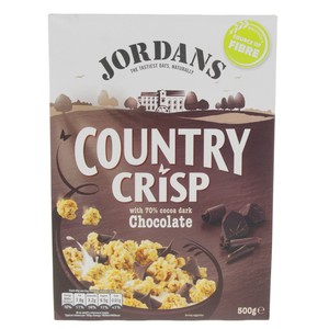Jordans Country Crisp With Cocoa Chocolate 500g
