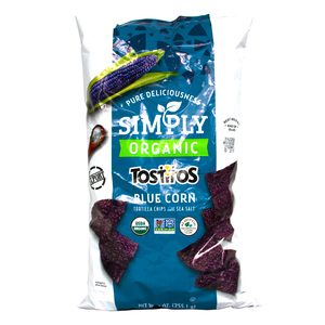 Simply Tostitos Organic Blue Corn Tortilla Chips 255g