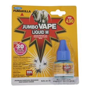 Fumakilla Jumbo Vape Liquid Refill 30Night 15ml