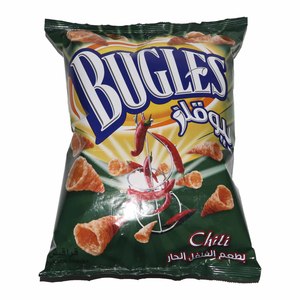 Bugles Corn Snacks Chili 125g