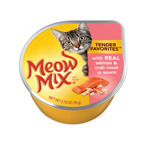 Meow Mix Salmon & Crab Meat In Sauce 78g