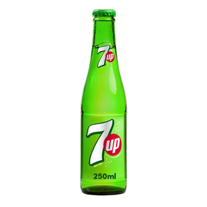 7UP Carbonated Soft Drink Glass Bottle 250ml
