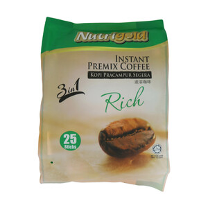 Nutrigold Instant Coffee Rich 3in1 25 x 20g