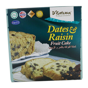 Deligateaux Fruitcake Date & Raisin 200g