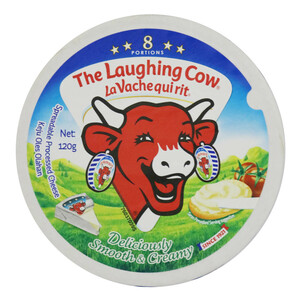 Laughing Cow Cheese 8Portion Plain 120g