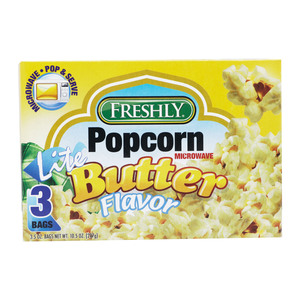 Freshly Microwave Popcorn Lite Butter 297g