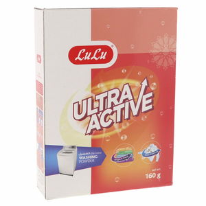 LuLu Ultra Active Washing Powder Top Load 160g