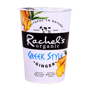 Rachel's Organic Yoghurt Greek Style Ginger 450g