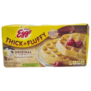 Kellogg's Eggo Thick And Fluffy Original Waffles 330g