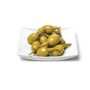 Turkish Green Olives Stuffed With Green Pepper 250g Approx. Weight