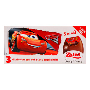 Zaini Disney Chocolate Eggs Cars 60g
