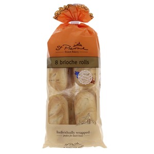 St Pierre Brioche Sweet Bread Rolls 8pcs