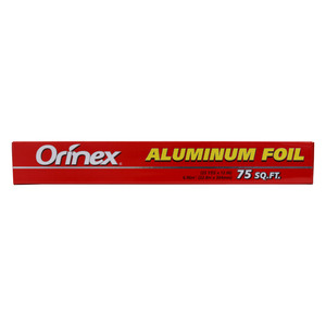 Orinex Aluminum Foil 75sq.ft Size 22.8m x 304mm 1pc