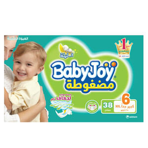 Baby Joy Diaper Mega Pack Junior Size 6 XXL 38pcs