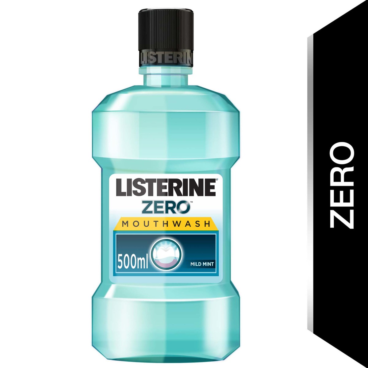 Listerine Mouthwash Zero Alcohol Mild Mint 500ml