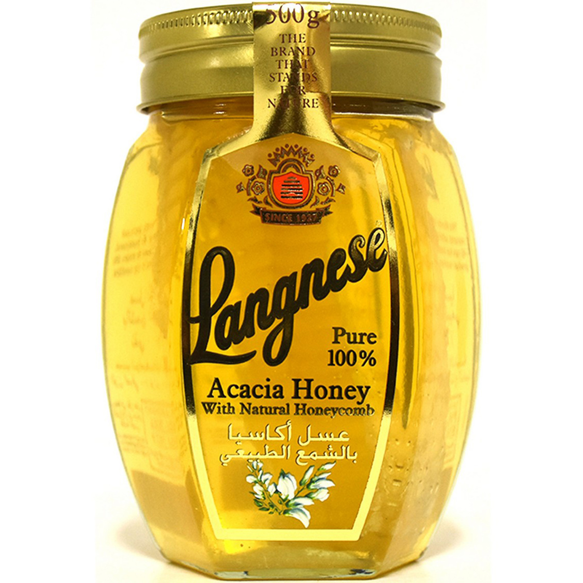 Buy Langnese Acacia Honey With Natural Honeycomb 500g Online - Lulu  Hypermarket Qatar