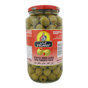 Figaro Stuffed Green Olives 575g
