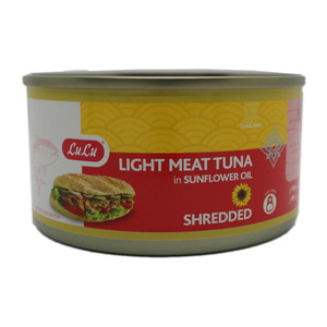 Lulu Light Meat Tuna Shreded In Sunflower Oil 185g