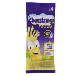 Kerry Dairy Twisted Cheese String 4pcs 80g