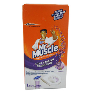 Mr Muscle Toilet Cleaner Lavender Refill 6 x 38g