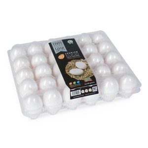 Ova White Eggs Medium 30pcs