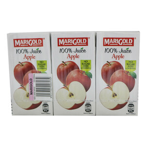 Marigold 100% Juice Apple 3 x 200ml
