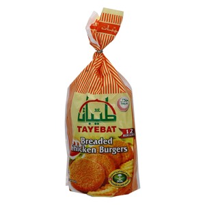 Tayebat Breaded Chicken Burgers 12pcs 900g