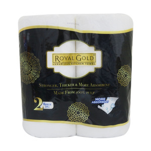 Royal Gold Luxury Kitchen Towel 2 x 60sheets