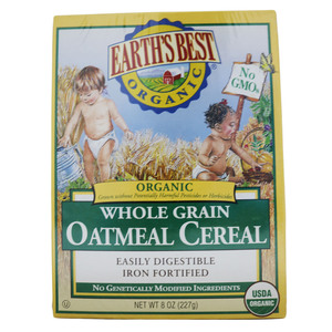 Earth Best Organic Whole Grain Oatmeal Cereal 227g