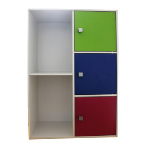 Pamica 3Door 5Compartment Book Shelf SV6112