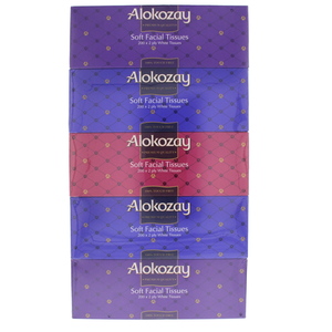 Alokozay Soft Facial Tissues 2ply 200 Sheet x 5pcs