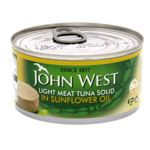 John West Light Meat Tuna Solid In Sunflower Oil 170g