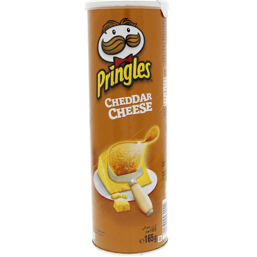 Buy Pringles Cheddar Cheese Chips 165g Online - Lulu Hypermarket Qatar