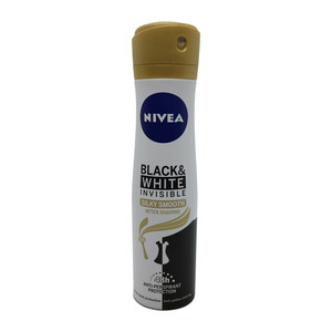 Nivea Deodorant Spray Black & White Invisible Silky Smooth 150ml