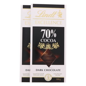 Lindt Excellence 70% Dark Chocolate 2 x 100g