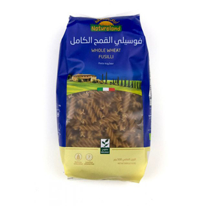 Natureland Organic Whole Wheat Fusilli 500g