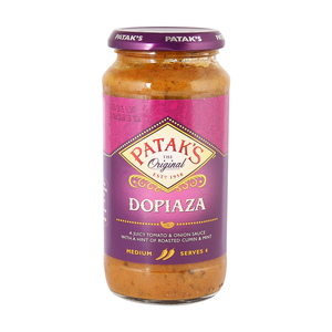 Pataks Dopiaza Tomato & Onion Sauce 450g