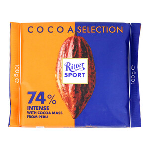Ritter Sport Peru Cocoa 74% 100g