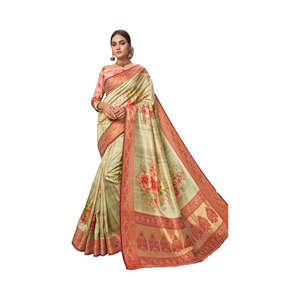 Chitrahaar Catalogue Saree / with blouse /29358