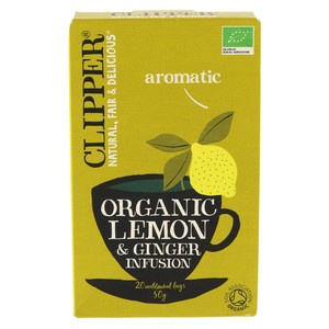 Clipper Organic Lemon & Ginger Tea Bag 20pcs