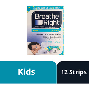 Breathe Right Kids  Nasal Strips 12pcs