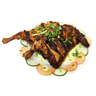 Arabic Ayam Mashavi Separuh Pedas ( Arabic Mashavi Chicken Half Spicy ) 1Pcs