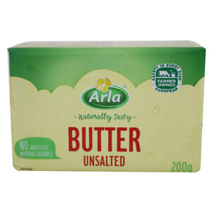 Arla Unsalted Butter 200g